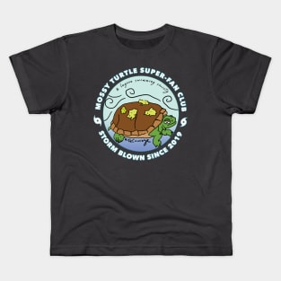 Mossy Turtle Super-Fan Club (& Lagoon Swimming Society) Kids T-Shirt